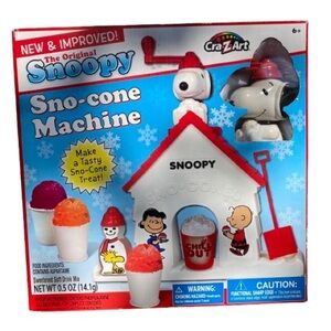 The Original Snoopy Sno-cone Machine New and Improved design NEW In Sealed Box